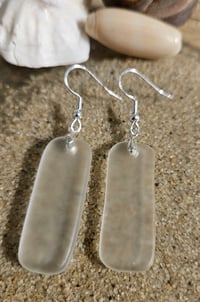 Image 1 of frosted longboard earrings