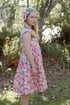 Audrey dress (pink floral) Image 3