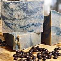 Image 3 of Espresso Coffee Soap Bar | Exfoliating Handmade Soap | Mango Seed Butter Natural Scrub | All-Natural