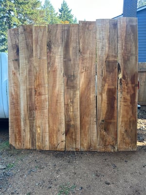 8/4 Curly and spalted big leaf maple 