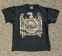 Image 1 of Vtg 1990 Slayer Seasons in the Abyss Your Brockum T-Shirt Size (L)