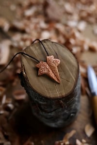 Image 3 of Ivy Leaf- Pendant Necklace 