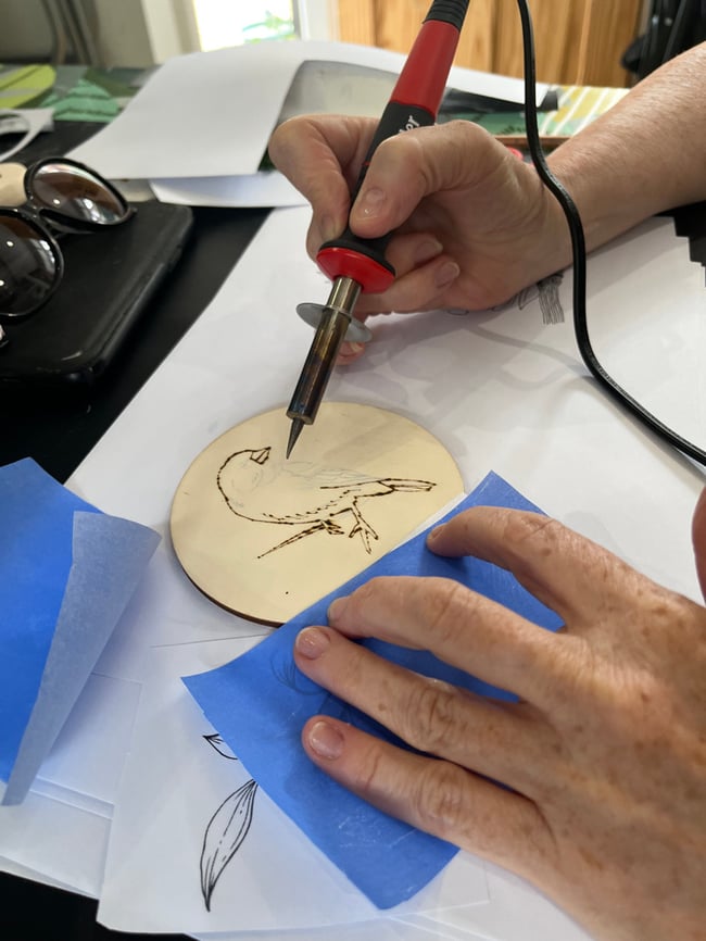 Pyrography workshops: coasters 