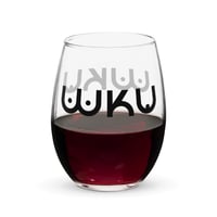 Image 1 of WKU Stemless wine glass