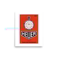 Image 4 of Heuer 1963 catalog poster