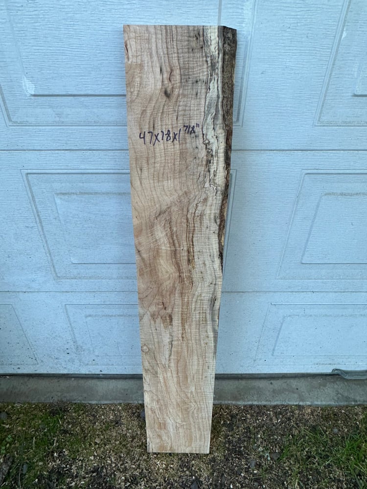 Figured maple billet 2