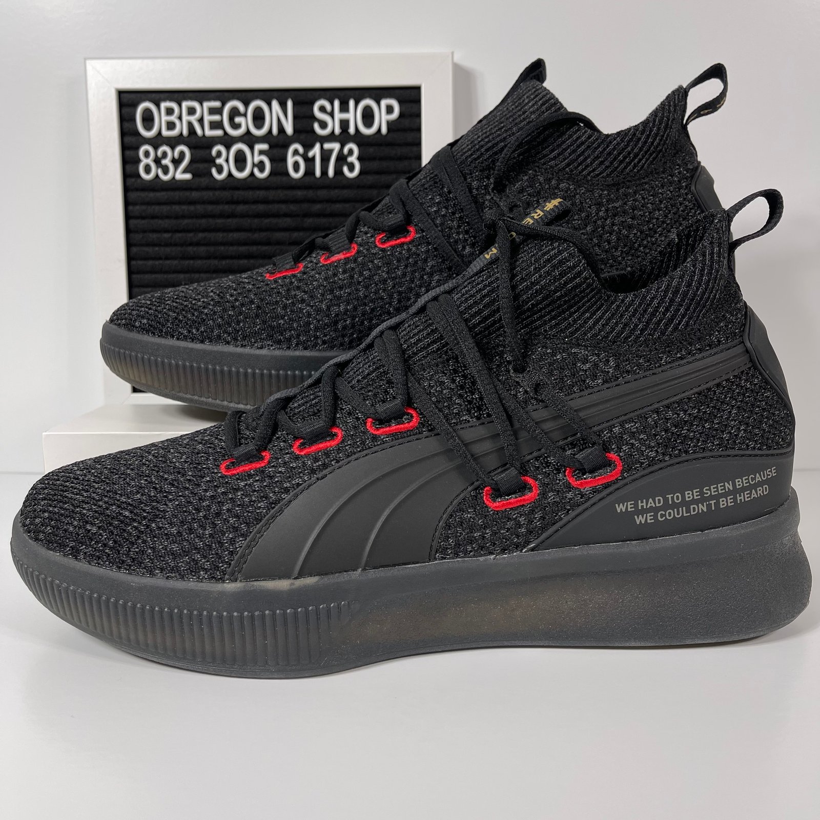 PUMA CLYDE COURT DISRUPT REFORM MENS BASKETBALL SHOES SIZE 10 MEEK MILL BLACK NEW The Obregon Shop