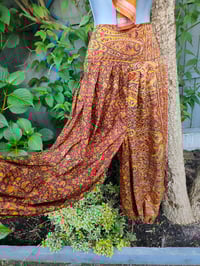 Image 6 of Milan Hareem/ Bloomer/ Balloon trousers with matching head scarf -Rust orange upto 14 uk