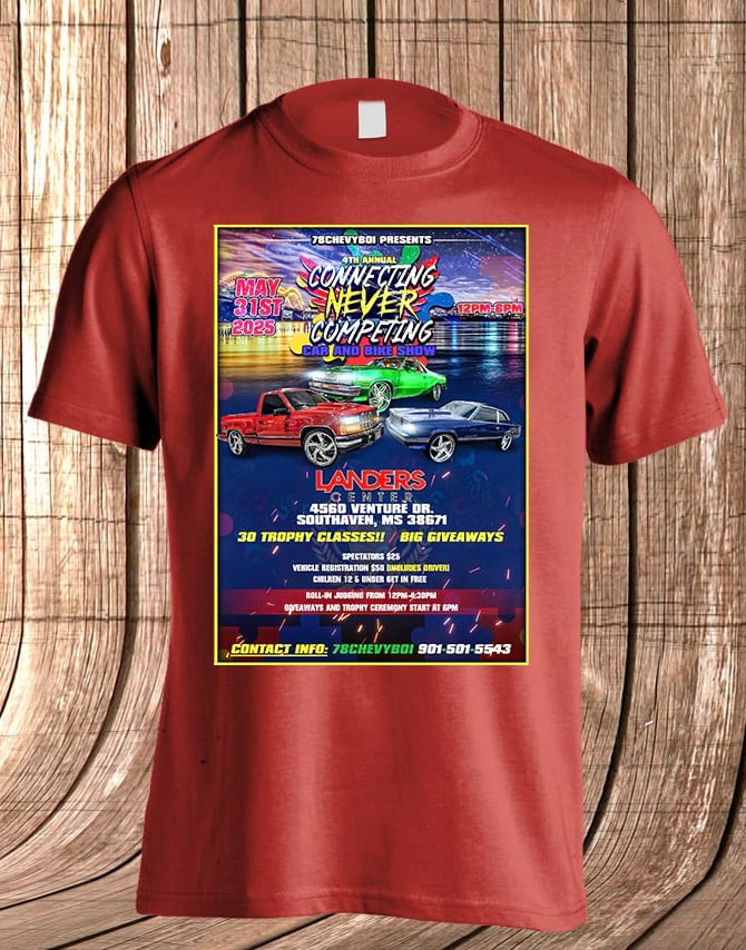 CNC Carshow 2025 Tshirt “ Autism Awareness” Edition