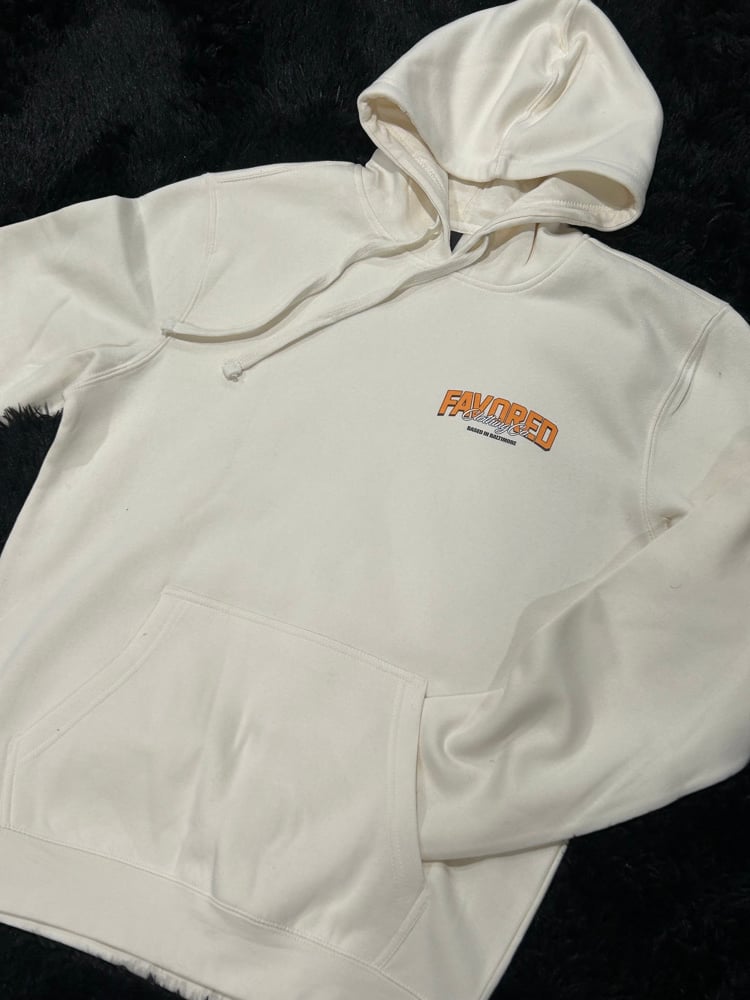 Image of FAVORED Cream Graphic Hoodie