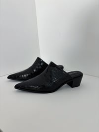 Image 1 of Black mules // 41