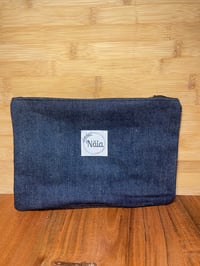 Image 1 of Pochette jeans fourrure 