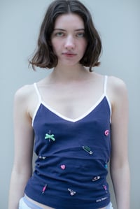 Image 1 of Charms Top (Navy)