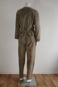 Image 3 of Suede Jacket & Pants Set
