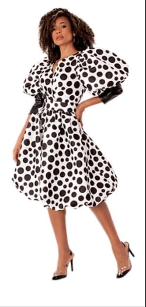 Image of Dress of love polkadots