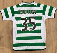 Signed Johan Mjallby Celtic FC Shirt