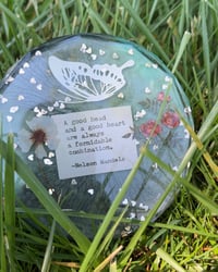 Image 2 of Floral Quote Coaster 