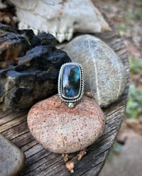 Image 1 of Labradorite ring - size 7