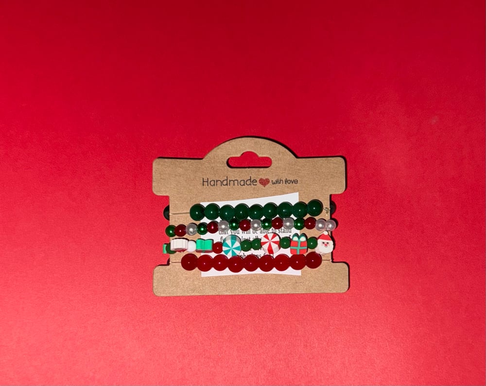 Image of Winter/Christmas Special - Set of 4 Bracelets
