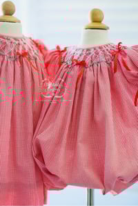 Image 2 of Hand Smocked Silk Ribbon Bishop Collection