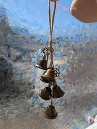 Image 2 of ✨🌙🔔 Rustic Witch Bells 🔔🌙✨