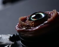 Image 2 of Eye Gobbler Badge Reel Keychain