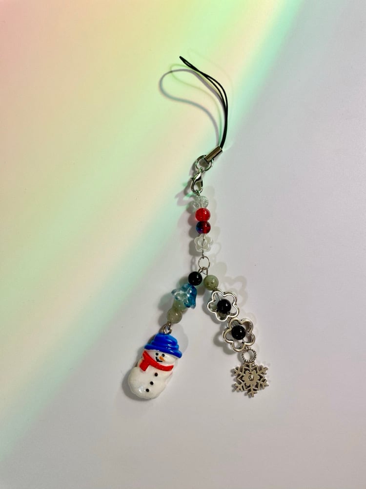 Image of Snowman Phone Charm