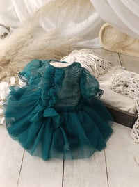 Image 1 of Christmas photo session set | Eliana | age 9-12 months | emerald