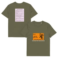 Image 14 of Unisex organic cotton t-shirt (get out of hell free card)