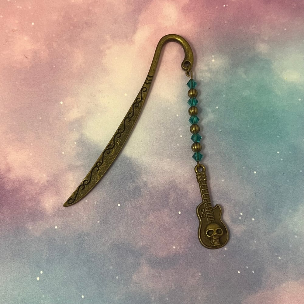 Image of Skull Guitar Bookmark
