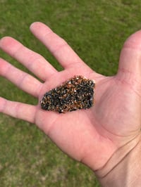 Image 11 of Vanadinite On Black Barite Specimen #2196