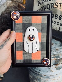 Image 1 of Halloween Sugar Cookie Ghost Frame
