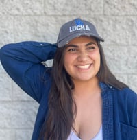 Image 2 of L.A. LUCHA - Cap (Gray, Royal Blue, Black)