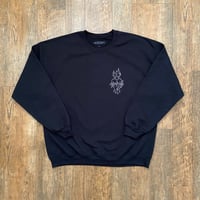 Image 5 of SACRED HEART SWEATSHIRT - black