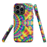 Image 1 of Psychedelic Tough iPhone case - Rainbow