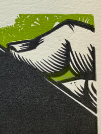 Image 5 of off. 8"x10" HAND-PRINTED ORIGINAL BLOCK PRINT