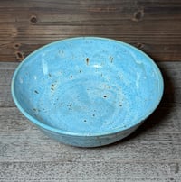 Image 2 of Speckled blue bowl