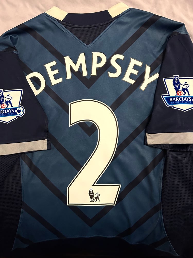 Image of Tottenham Hotspur “DEMPSEY 2” 2012/13 Away Shirt + patches (L)