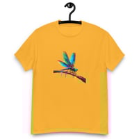Image 9 of Unisex classic tee, Luminous Dragonfly on Branch Tee