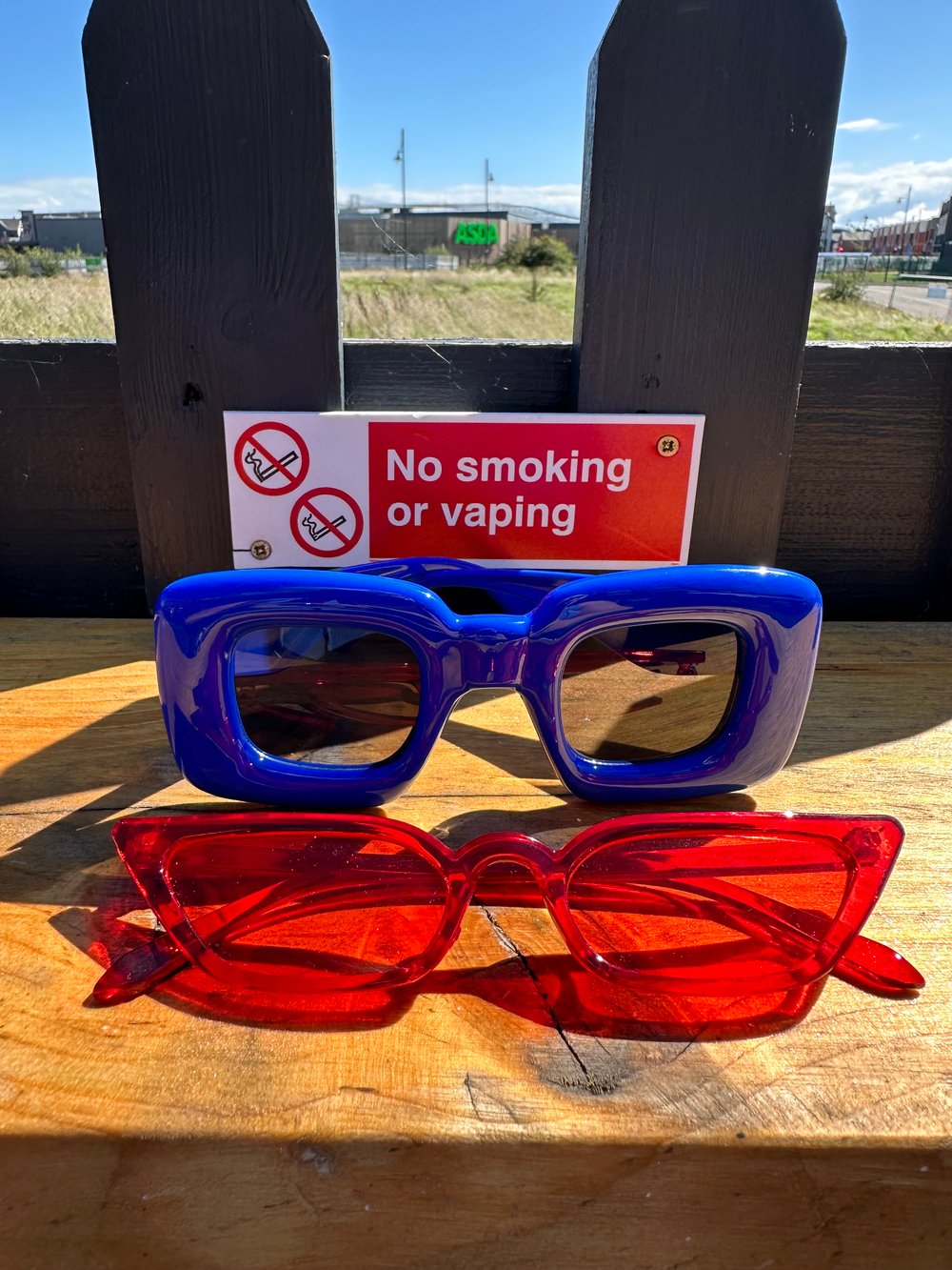 Image of Blue / Red Shades