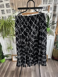 Image 1 of black and white skirt 