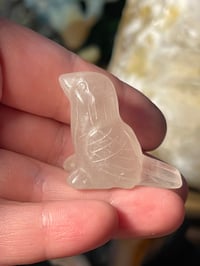 Clear quartz bird 