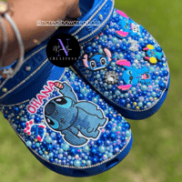 Image 4 of Stitch Bling Crocs