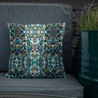 Image 1 of Turquoise & Terracotta Pillow