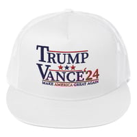 Image 1 of Trump Vance 2024 MAGA Trucker Cap