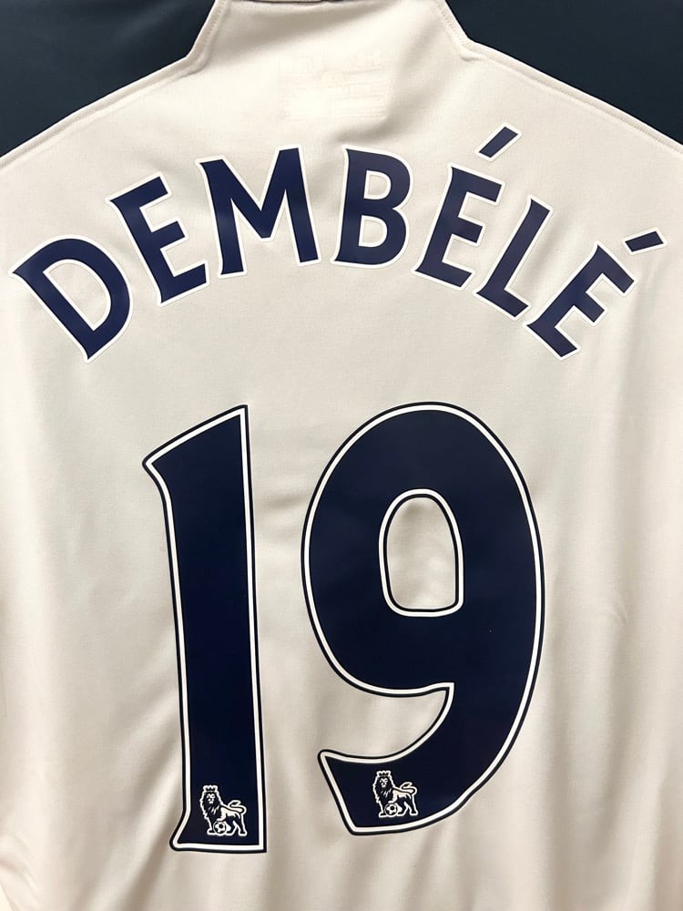 Image of Tottenham Hotspur “DEMBÉLÉ 19” 2016/17 Home Shirt + PL patches, XL