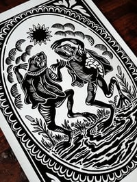 Image 2 of A2 Frog Print