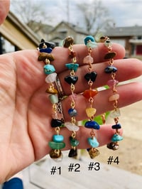 Image 1 of Crystal Chip Link bracelets