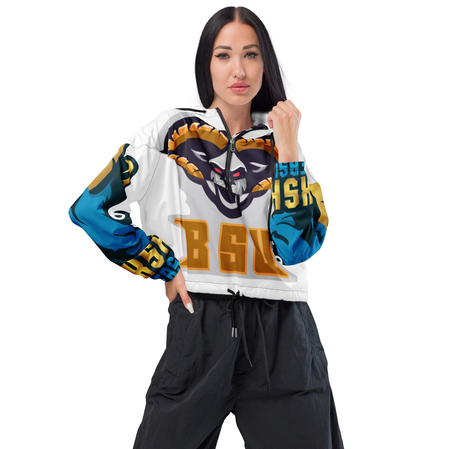 Image of Blacksheep University Women’s cropped windbreaker