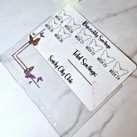 Image 2 of A5 Biweekly Butterfly Savings 